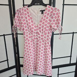 Forever 21 Pink Floral Mini Dress